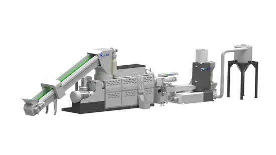 Waste Consumer Plastic Hdldpe PP Bottles Films Woven Bags Recycling Washing Machine