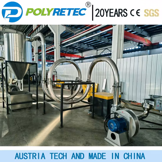 Waste Consumer Plastic Hdldpe PP Bottles Films Woven Bags Recycling Washing Machine