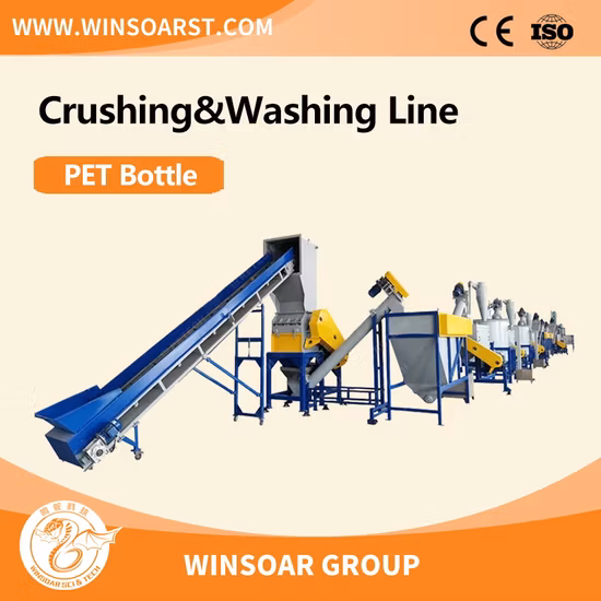 Pet/PP/PE/Agricultural Film/Woven Bag/Nylon/Bottle Flakes/ Pipes Shredder Crusher Washing Machine Plastic Recycling Machine Granulator Pelletizing Machine