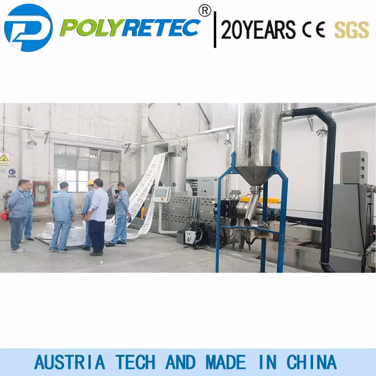 폐기물 소비자 플라스틱 Hdldpe PP 병 영화 짠 가방 재활용 세탁기