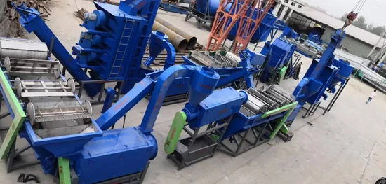 Haorui 2023 Plastic Waste Recycling Machine for PP PE HDPE LDPE Bottle/Woven Bag/Film Washing Line