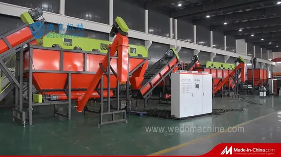 Waste Pet/HDPE/LLDPE/PP/Bottles Films Woven Bags Plastic Recycling Pelletizing/Granulator/Granulation/Flakes Scrap Crushing Washing/Squeezing Shredder Machine