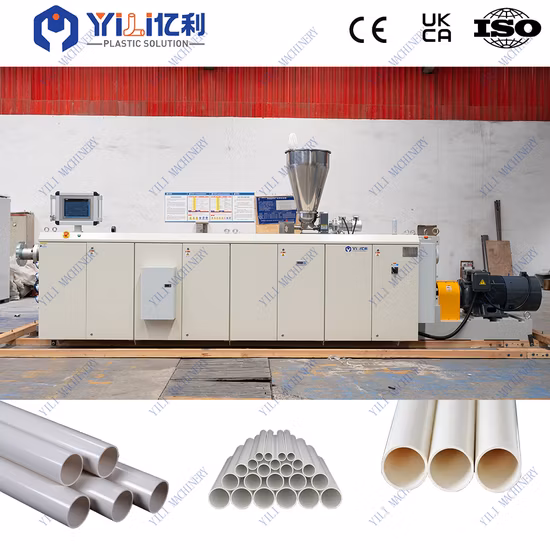 Plastic PVC/UPVC/PE/PP/PPR/LDPE Water Sewer/Pressure/Electricity Conduit Pipe/Tube/ Corrugated Pipe Extrusion/Extruding Making Machine Price