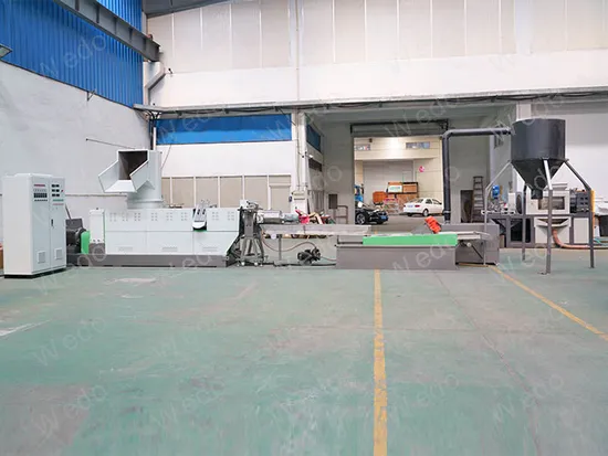 폐 플라스틱 분쇄 세척 재활용 펠렛타이저, PP PE HDPE LDPE Llldpe 필름 백 과립화 용융 가소화 재활용 펠렛화 기계