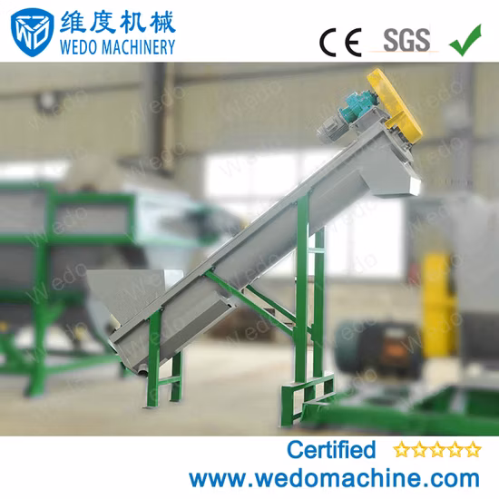 폐기물 애완동물/HDPE/LLDPE/PP/병 필름 직조 가방 플라스틱 재활용 펠렛화/제립기/과립화/플레이크 스크랩 분쇄 세척/압착 분쇄기 기계