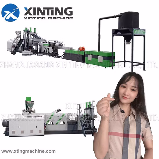 폐기물 애완동물/HDPE/LDPE/PP/PE 병 필름 직조 가방 플라스틱 재활용 펠릿화/과립기/과립화/플레이크 스크랩 분쇄 세척/압착 분쇄기 기계